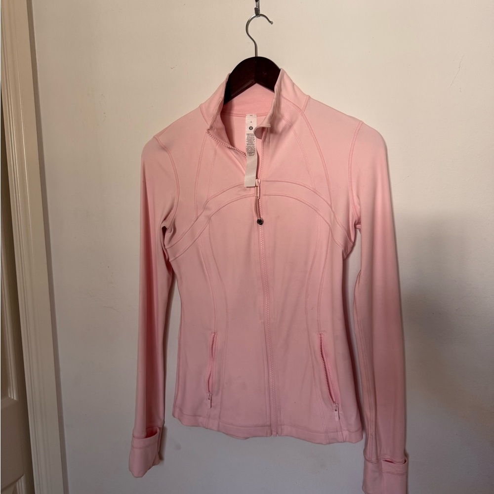 LULULEMON STRAWBERRY MILKSHAKE NULU DEFINE JACKET SZ 6